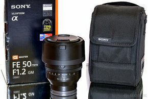 Sony FE 50 mm f/1,2 GM + B+W UV TOP STAV