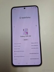 Samsung Galaxy A35 5G světle fialový 6/128 GB