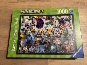 Puzzle Ravensburger Minecraft Challenge 1000 dílků