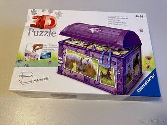 3d puzzle Ravensburger - Úložná krabice Kůň 216 dílků