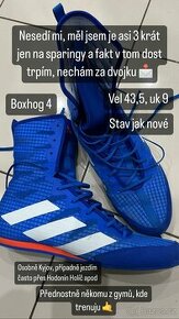 adidas box hog4, boxerské boty nové