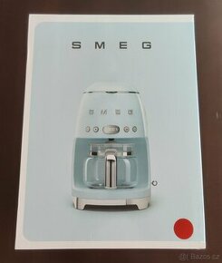 Originální SMEG kávovar na překapávanou kávu (červený) - 1