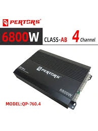 Zesilovač PERTORS QP-760.4 , čtyřkanálový , 6800Watt