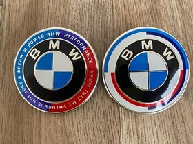 Znak na kapotu nebo kufr BMW  50th divize M 82mm/74mm