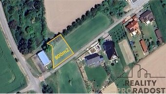 Prodej stavebního pozemku pro bydlení, 800 m2, Bohuňovice, o