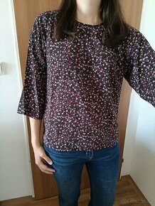 Vila viflowery 3/4 sleeve top - 1