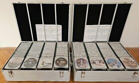 Sbírka filmových DVD z trafiky 2000ks v hliníkových kufrech - 1