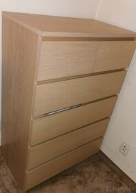 MALM - Komoda se 6 zásuvkami Ikea - 1