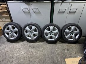 16” 5x100  original alu kola Škoda - zimni pneu