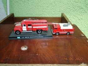 auta hasičska , plechove-plastove - 1