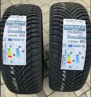 Prodám nové celoroční pneu KUMHO 195/50/R15