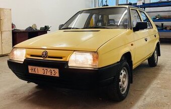 Škoda Favorit 135L, původní stav, jeden majitel, rok 1990 ČR