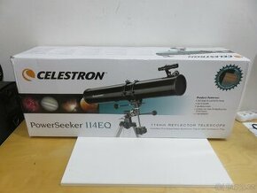 Nový hvězdářský dalekohled Celestron PowerSeeker 114 EQ