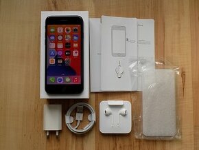 APPLE iPhone SE 2020 64GB Black-ZÁRUKA-PĚKNÝ STAV-98%BAT. - 1