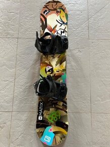 Snowboard BEANY 115cm + vázání + boty 36