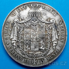 mince stříbro Fridrich Vilém IV.