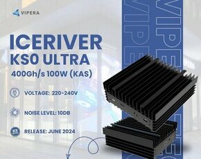 IceRiver KS0 ULTRA 400GH/s Kaspa + zdroj + doprava zdarma