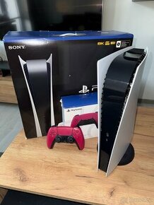 PlayStation 5 Digital vč. ovladače, JAKO NOVÝ - 1