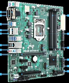 ASUS PRIME Q270M-C rok a pul zaruka