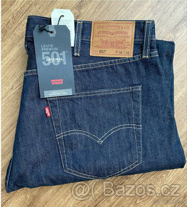 Nové pánské džíny Levi's 501 Straight Fit W38/L36 - 1