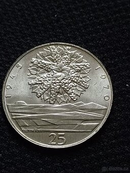 25 koruna 1970 25 let osvobození - 1