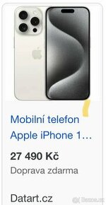 IPhone 15 pro výměna