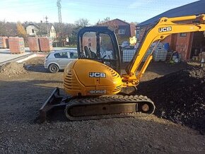 minirypadlo bagr JCB 8052 5t 2007 po velkym servisie faktury