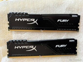 16GB DDR4-2666MHz CL16 HyperX Fury, 2x8GB