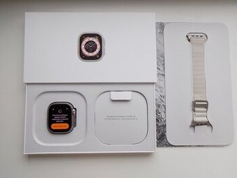 Apple Watch Ultra GPS+Cellular Titan-ZÁRUKA-TOP STAV-96%bat.