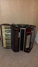 Harmonika, akordeon, Klingenthal, kufr, pouzdro - 1