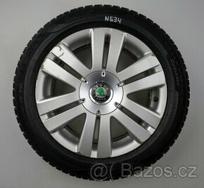 Škoda Superb - Originání 16" alu kola - Zimní pneu - 1