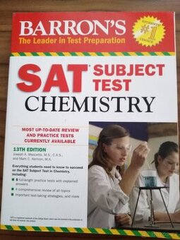 SAT chemistry english/ SAT chemická kniha v angličtině - 1