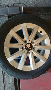 ALU kola 5x112r16+pneu 205/55/16 - 1