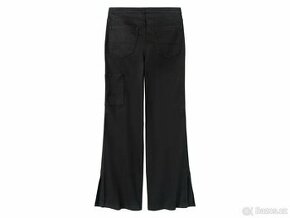 NOVÉ černé rifle wide leg (široké) vel.146 zn.Pepperts