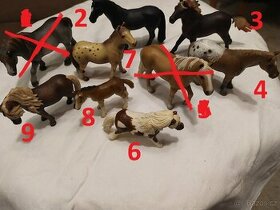 12.Koně zn. Schleich v hezkém stavu - 1