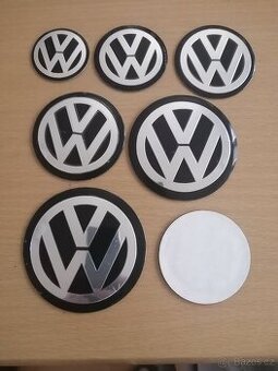 Samolepky na krytky do Alu disků Volkswagen