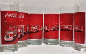 Coca Cola Vánoční sklenice s kamionem, 120.-/ks, pošta 69.-