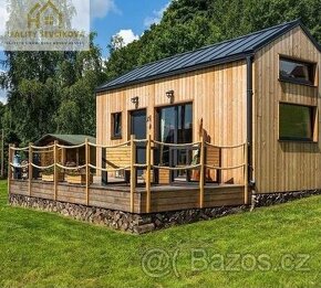 Kompletně zařízený tiny house s terasou v Boho stylu - 1