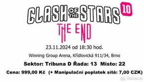 Clash of the stars 2 lístky