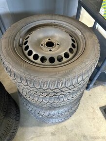 Prodám zimní sadu kol s disky 195/60 R15 88T - 1