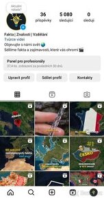 Instagram účet - 5000 sledujících