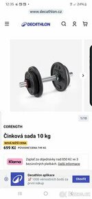 Prodám  činkovou  sadu 10 kg