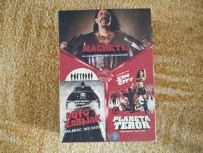 DVD - set 3 filmů - Machete, Auto zabiják, Planeta teror