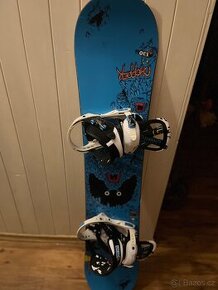 Prodám chlapecký snowboardový set BURTON CHOPPER 130cm s váz