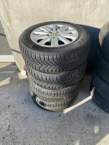 MICHELIN 195/65 R15 zimni sada 5x112 Alu