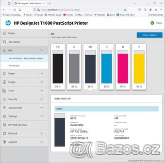 Plotr - velkoformátová tiskárna HP DesignJet T1600