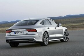 Audi A7 koncovky výfuku a difuzor