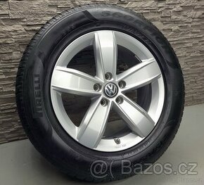 17" Originál VW Corvara Tiguan II 5x112 zimní pneu 5-5,5