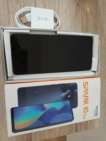 Tecno Spark 10 Pro 8 GB / 128 GB, bílá jak novy - 1