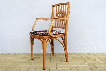 Secesní křesílko THONET po renovaci - 1